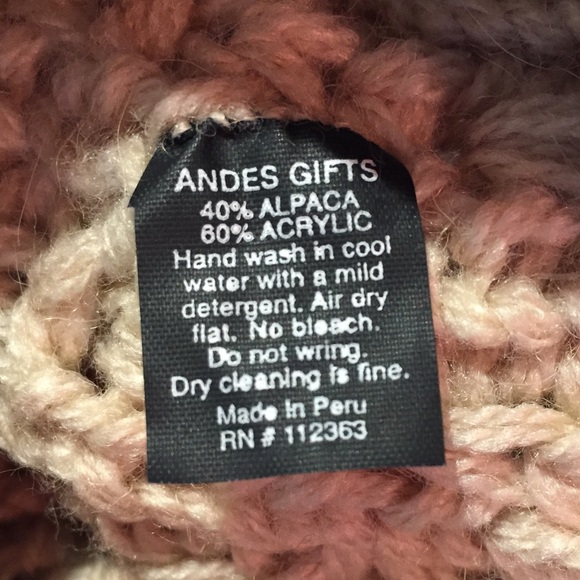 *final markdown* ALPACA WOOL Crochet Knit Cap - Picture 7 of 7